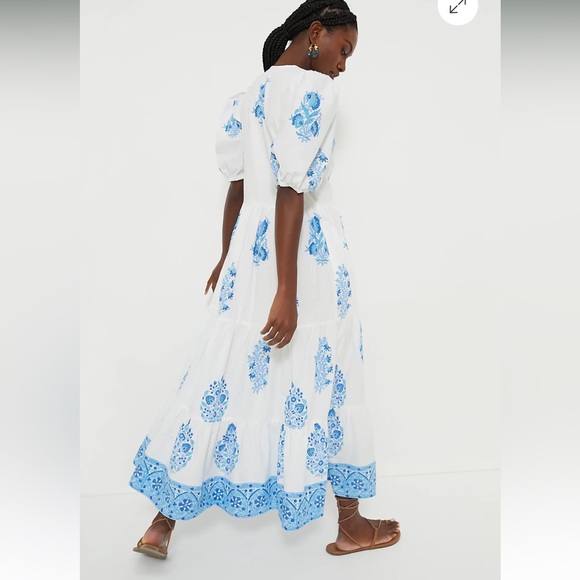 OLIPHANT

Laguna Blue Puff Sleeve Maxi Dress - Picture 3 of 11